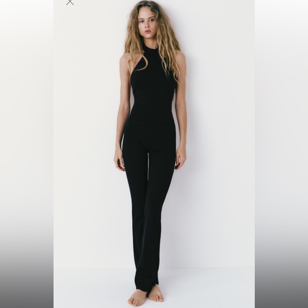 Zara halter jumpsuit